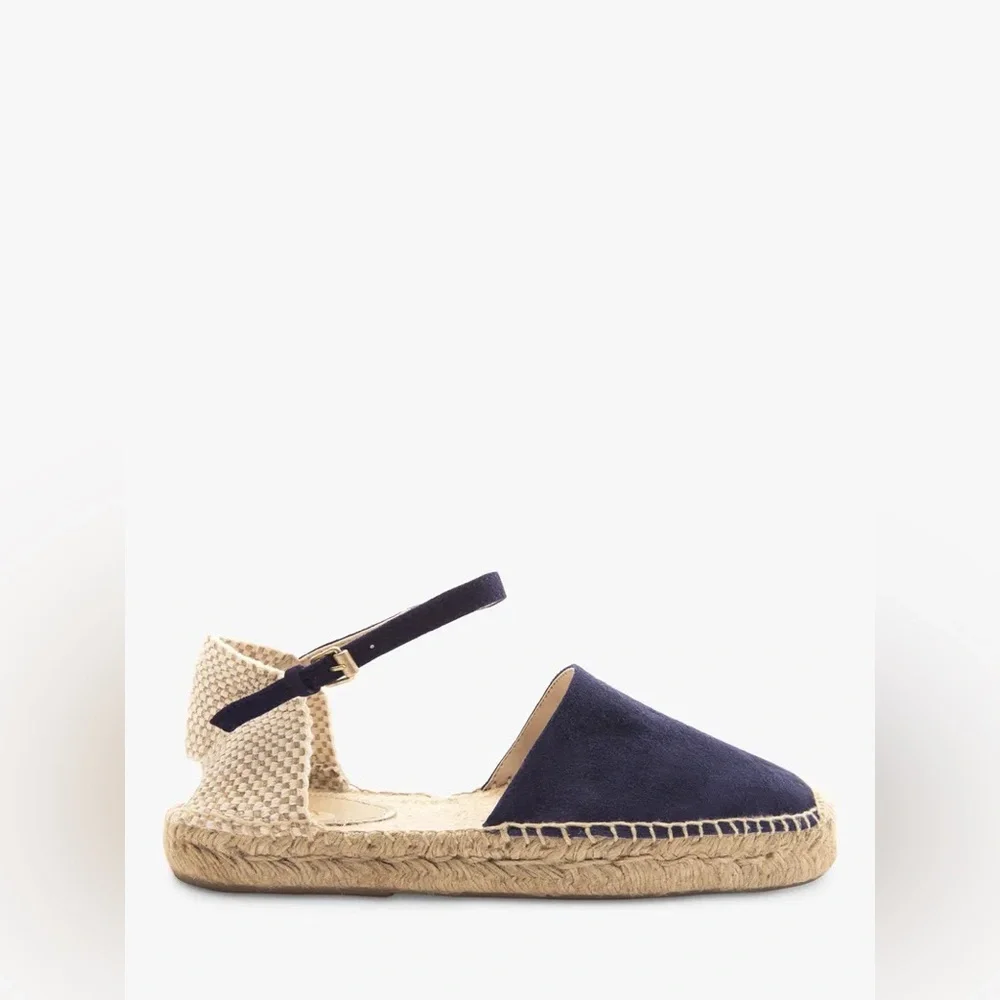 Boden Peggy Navy Espadrille Sandals 37